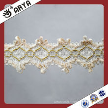 Habillement Bracelet blanc décoratif Gimp Accessoires en dentelle Textiles